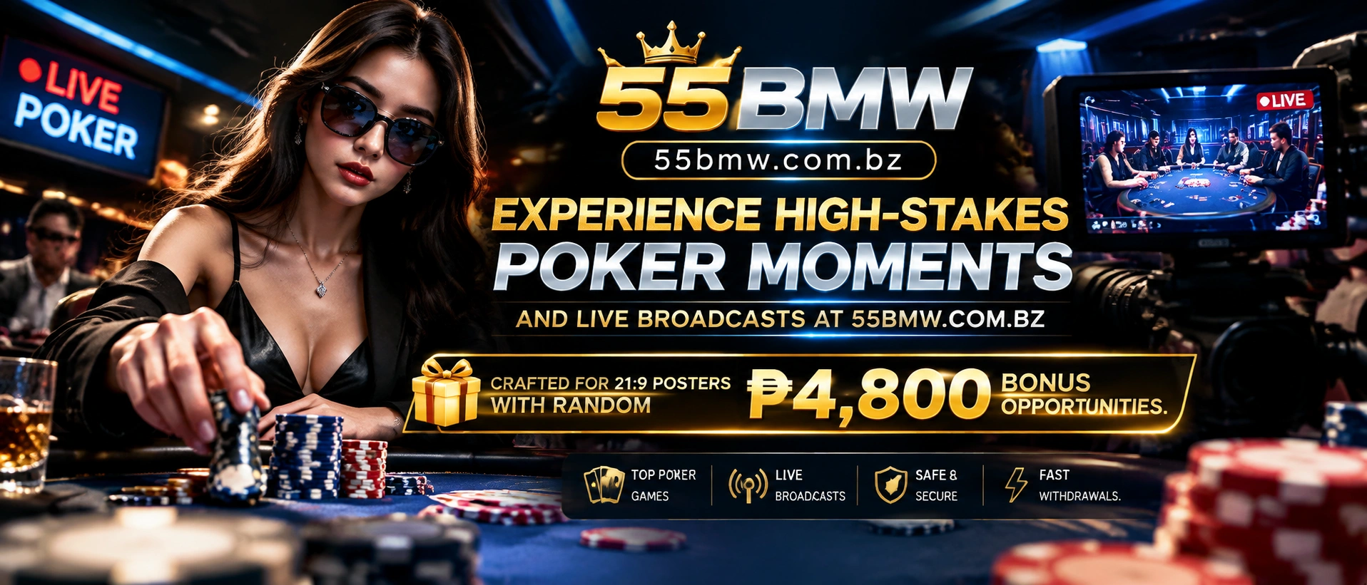 Poker room and mobile-friendly table layout