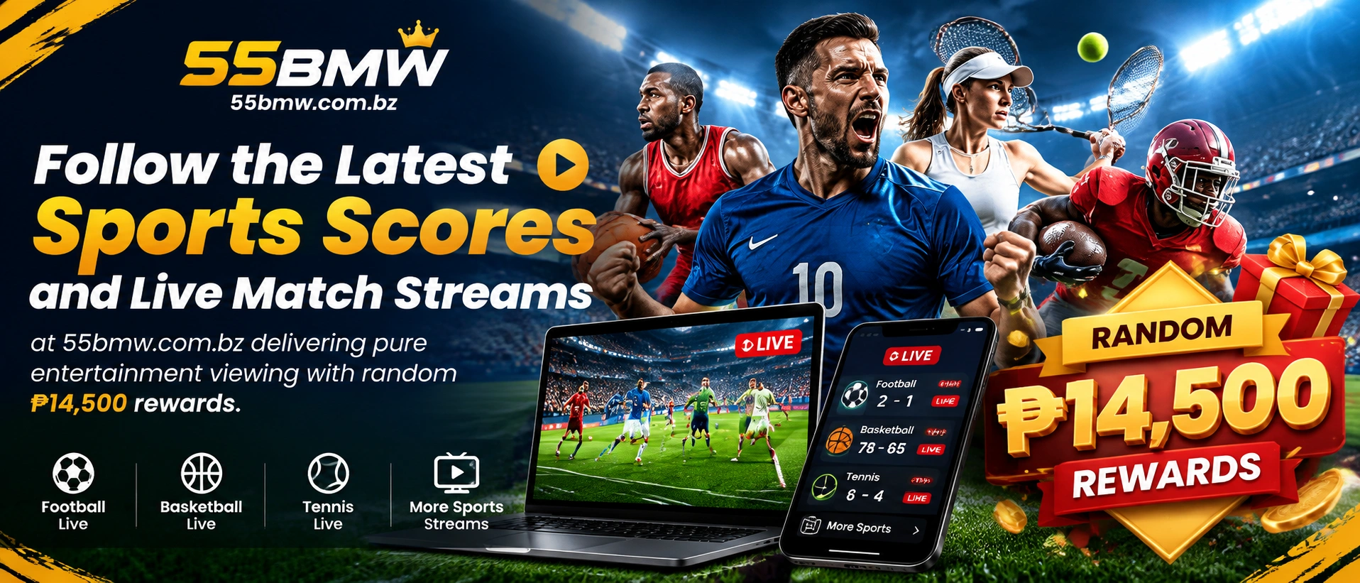 Sports Hub Philippines banner featuring mobile sports betting and live markets